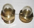 GM-HDN10  GM-HDG1 Domed shape oil sight glass plug BSP 1 inch and NPT 1 inch