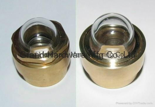 BRASS OIL SIGHT GLASS