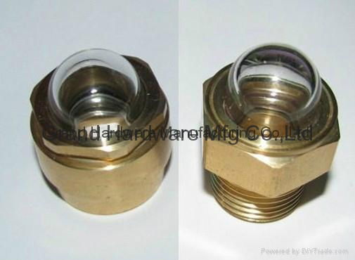 BRASS OIL SIGHT GLASS