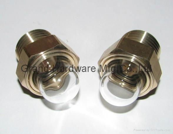 GM-HDG12 GM-HDG38 Domed oil sight glass Plugs G1/2" 2