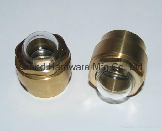 NPT1/2 Coolant Tank And Reservoir Domed shape Brass oil sight glass GM-HDN12 4