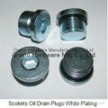 Steel oil drain sump plug 2