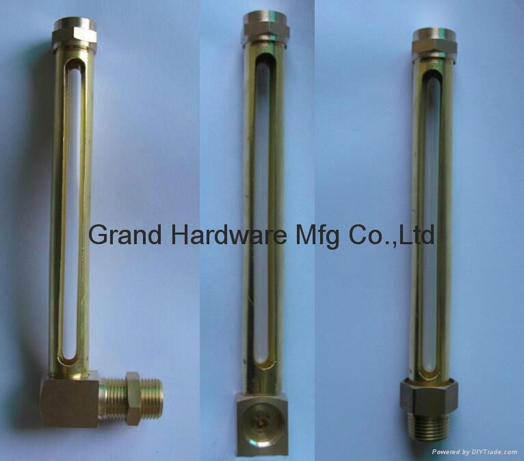  brass tube oil level gauge npt bsp 3/4"