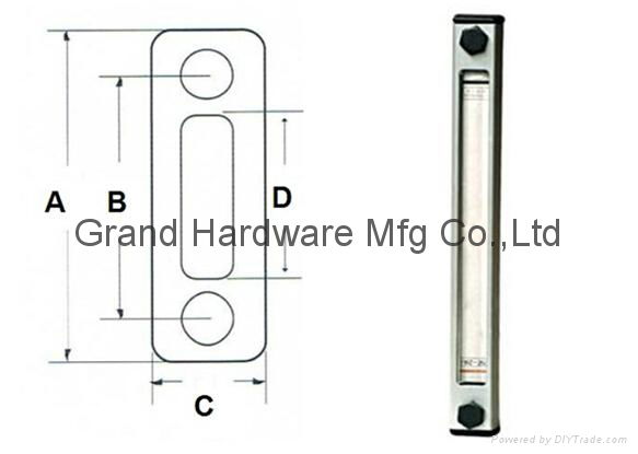 Hydraulic oil level indicator with level marks