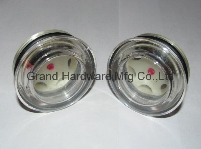 圆形塑料油镜压缩机减速机油镜液位观察镜 2