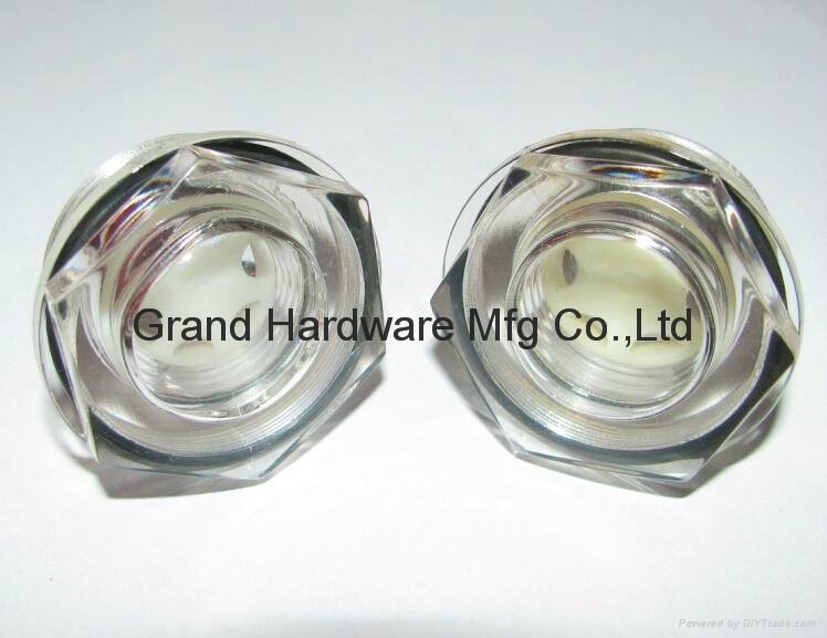 圆形塑料油镜压缩机减速机油镜液位观察镜 5