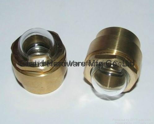 Domed oil level gauge sight glass Bubble sight plugs GM-HDG12