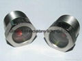 2" NPT Screw compressor Steel Sintered Sight Glass Nickel plated