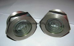 2" NPT Screw compressor Steel Sintered Sight Glass Nickel plated