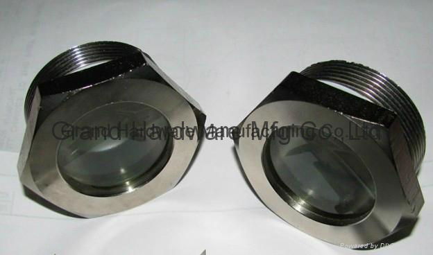 2" NPT Screw compressor Steel Sintered Sight Glass Nickel plated 2