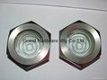 SAE Thread 1-5/16"-12UN-2A Fused Metal sight window glass plug indicator  10
