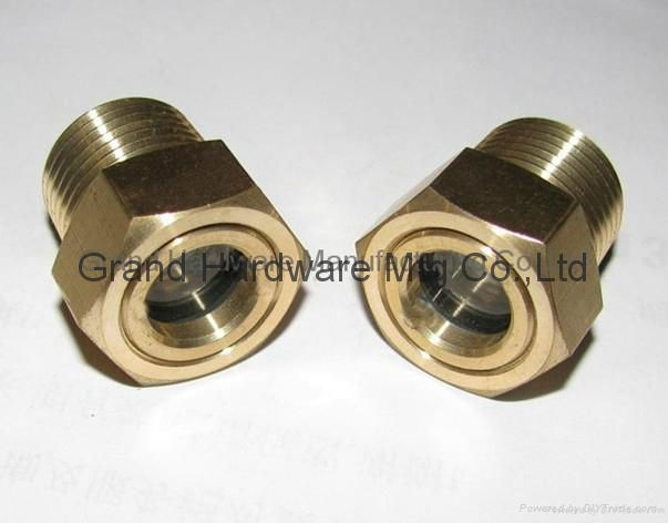 NPT Brass Oil Sight Glass