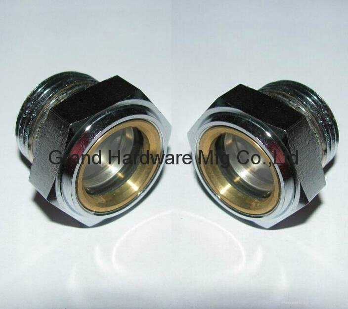 BSP 1 Inch oil level sight glass plugs indicator for screw air compressor 17