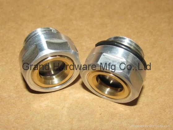 ALUMINUM OIL SIGHT GLASS