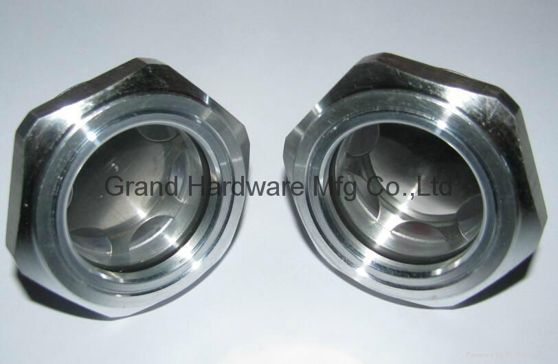 ALUMINUM OIL SIGHT GLASS