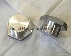 precision lathed aluminum component