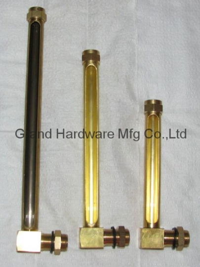 L type brass oil level indicators NPT 1/2