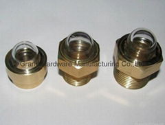 3D BullsEye Brass Oil Sight Glass GM-HDN12 GM-HDG38