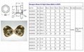 BSP one inch brass oil level Sight Glass for power station