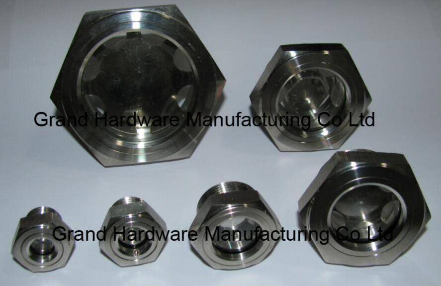 STAINLESS STEEL OIL SIGHT GLASS