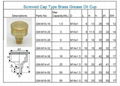 Nut Type brass Grease Cup 5