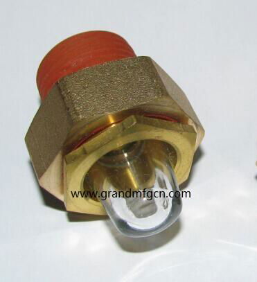 brass domed oil sight window