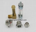 STAINLESS STEEL 304 SIGHT GLASS FOR GREASE AND OIL CONTAINERS