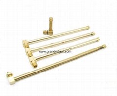 Elbow Brass tubular Oil level gauge with