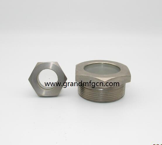 fused oil level sight glass windows BSP 1 1/2 inch