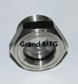 出口設計圓形 GrandMfg® 黃銅油鏡油位計油窗液位指示器油塞通氣帽 17