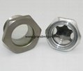 M16x1.5 M22x1.5 male thread aluminum oil level sight glass gauge indicators