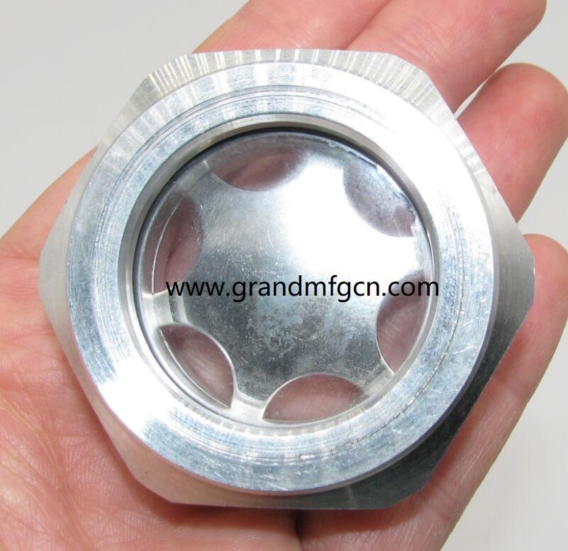 aluminum oil level sight glass