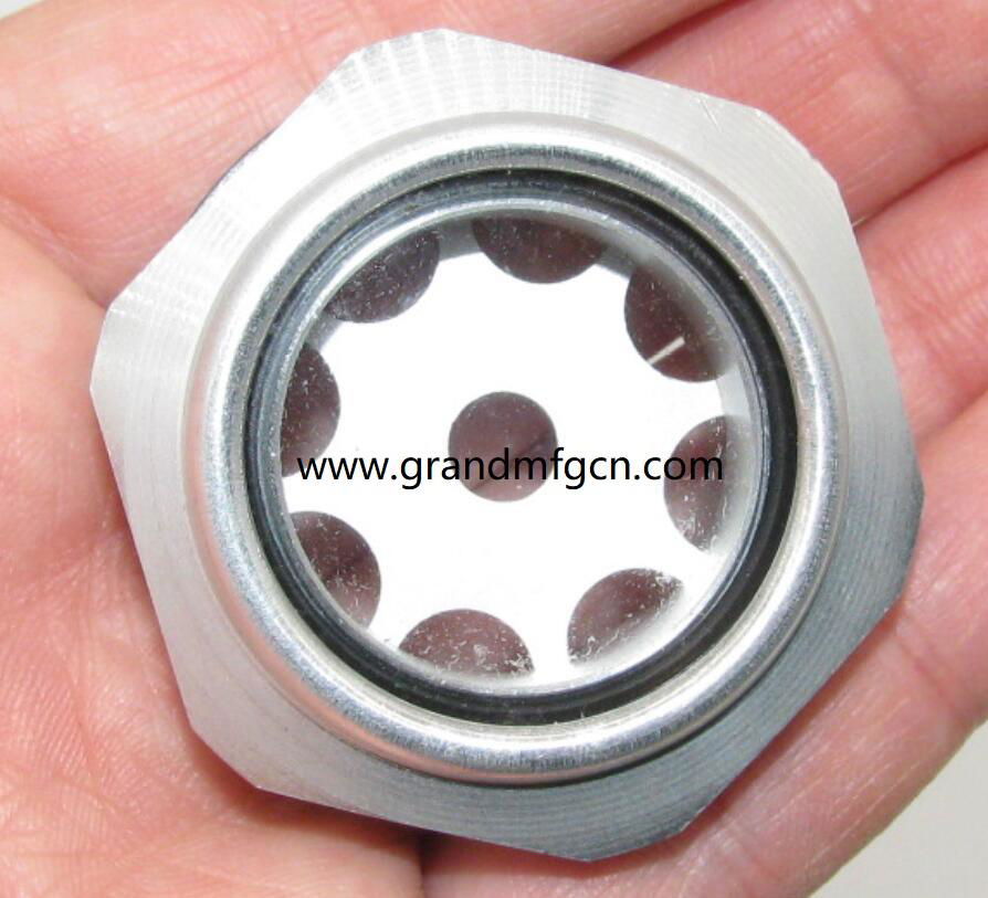 aluminum oil level sight glass