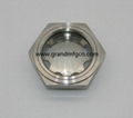 STAINLESS STEEL SS304 NPT OIL SIGHT GLASS