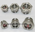 STAINLESS STEEL OIL SIGHT GLASS