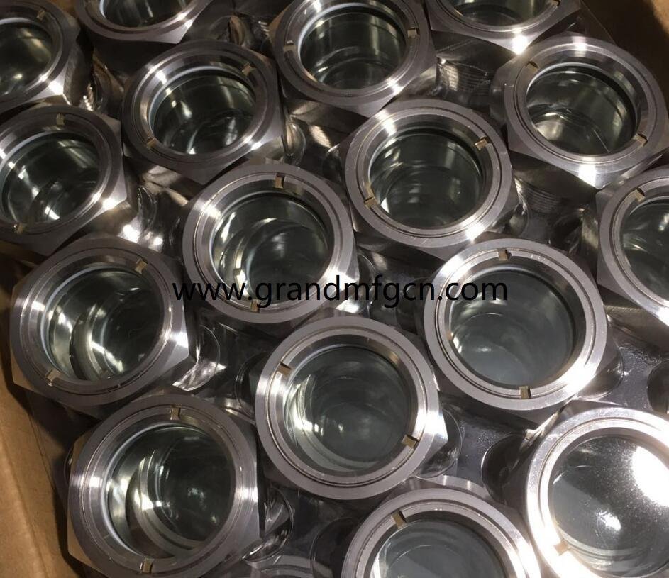 M36X1.5 chemical stainless steel jacketed reactor SS304 observation sight glass  4