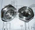 Lloyd vacuum pump Aluminum oil sight glass M42x1.5 with reflector GM-HAG114