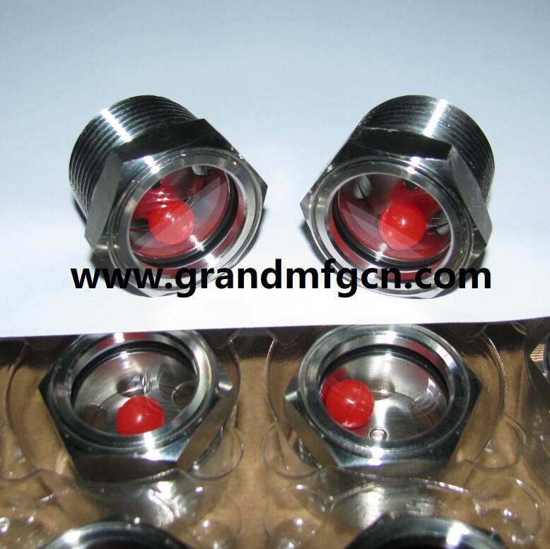 STAINLESS STEEL SS304 OIL SIGHT GLASS WITH FLOATING BALL