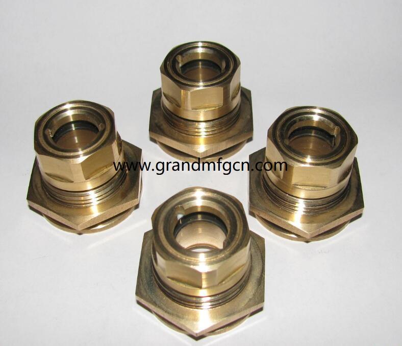 SPEED REDUCER BRASS OIL SIGHT GLASS