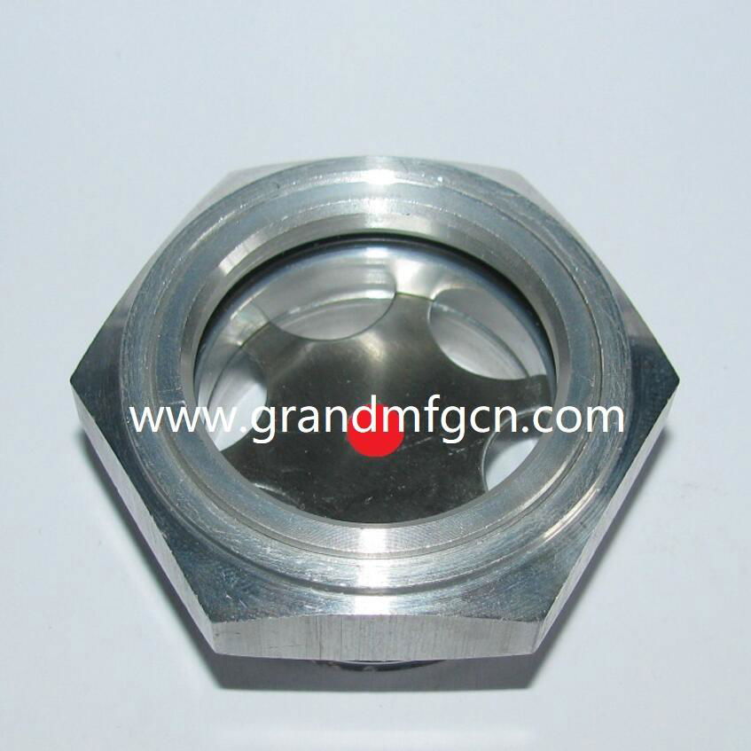 ALUMINUM OIL SIGHT GLASS