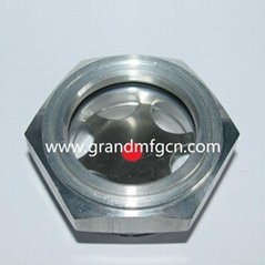 Lloyd vacuum pump GrandMfg® Aluminum oil sight glass M42x1.5 with reflector