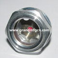 GrandMfg® 英制BSP螺纹耐高压高品质定制铝油镜G1/2外螺纹（有库存）