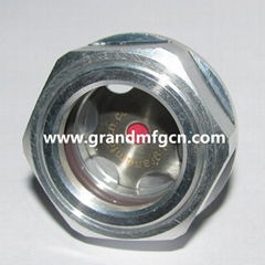 GrandMfg® 英制BSP螺紋耐高壓高品質定製鋁油鏡G1/2外螺紋（有庫存）