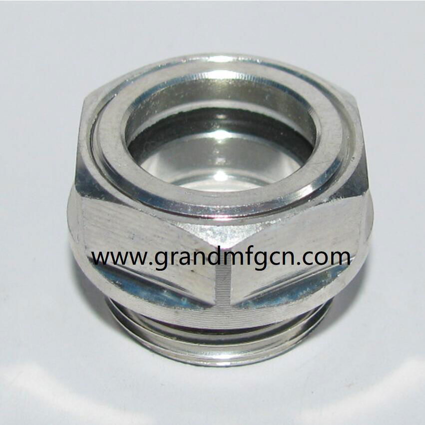 GrandMfg® 英制BSP螺纹耐高压高品质定制铝油镜G1/2外螺纹（有库存） 3