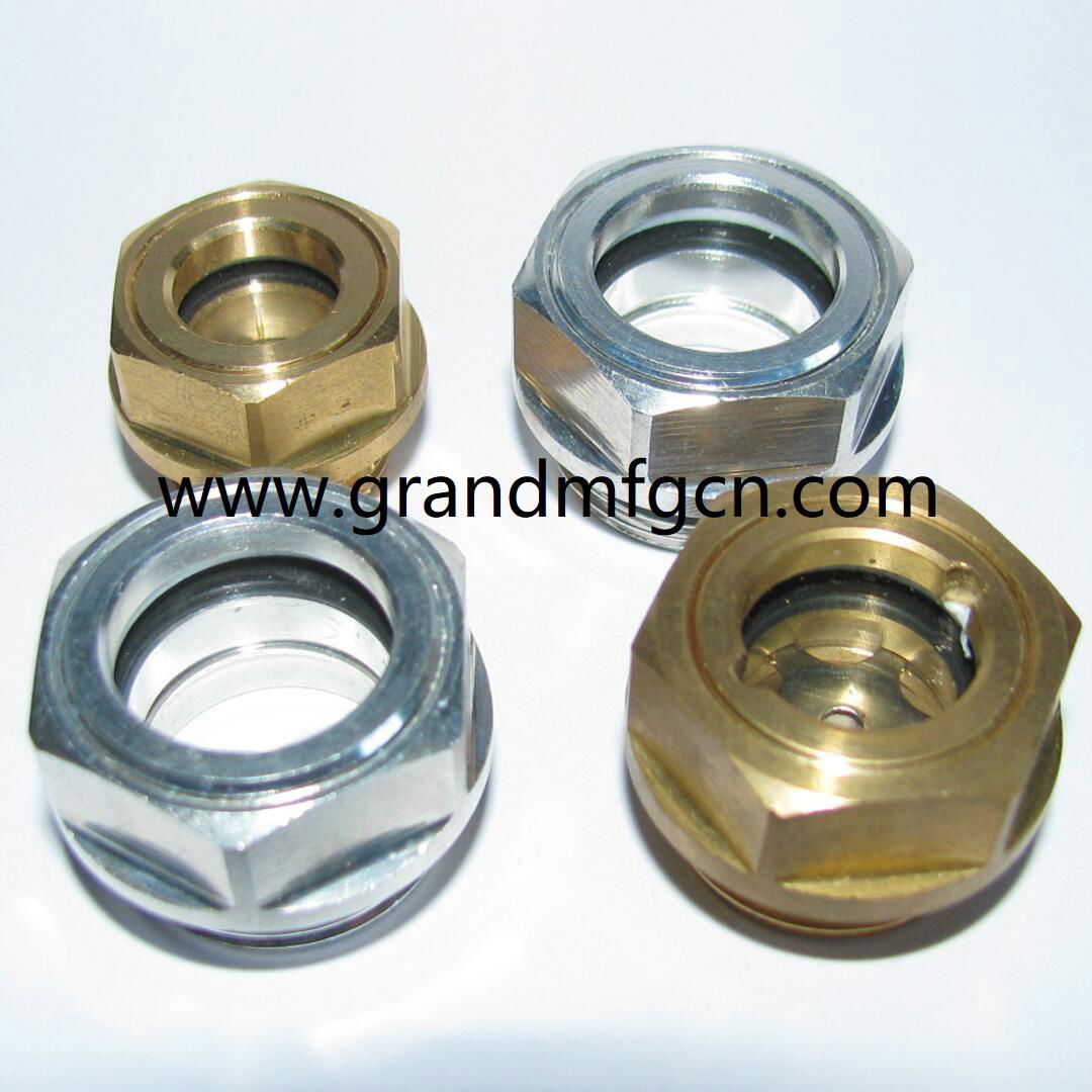 aluminum oil sight glass