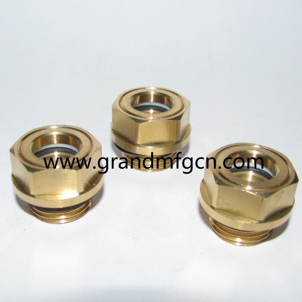 brass oil sight glass