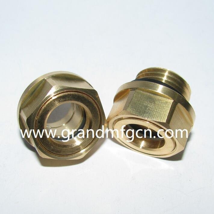 G1/2"铜油标油镜减速机空压机化工泵 3