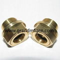 brass oil sight glass