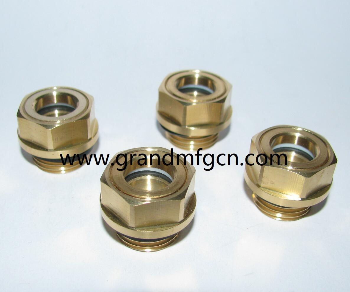 brass oil sight glass