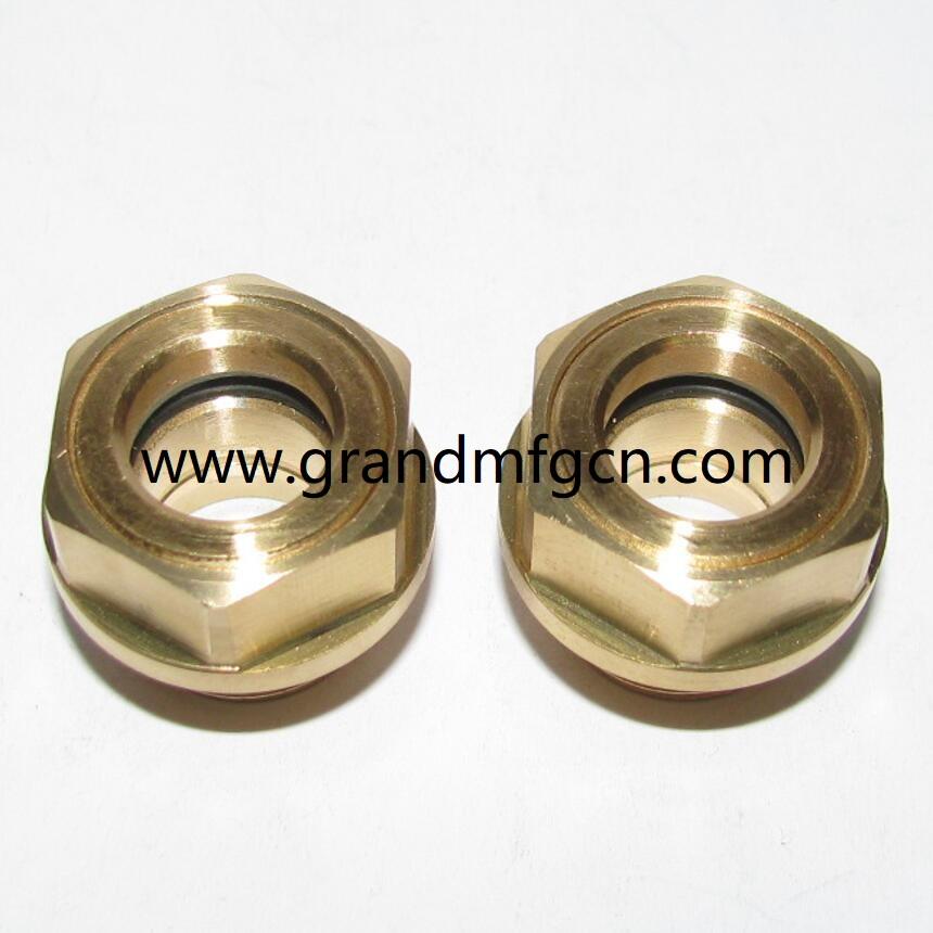 brass oil sight glass